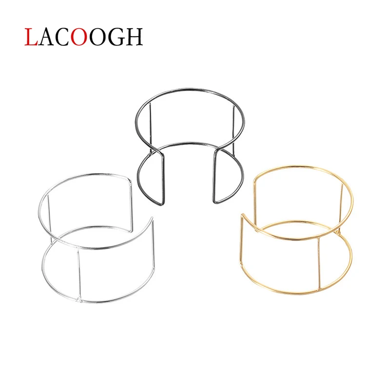 6pcs/lot Dia 6.5cm Gold/Silver Color Metal Wire Blank Wide Cuff Bracelets Bangles Bases Settings for DIY Jewelry Making Findings
6pcs/lot Dia 6.5cm Gold/Silver Color Metal Wire Blank Wide Cuff Bracelets Bangles Bases Settings for DIY Jewelry Making Findings