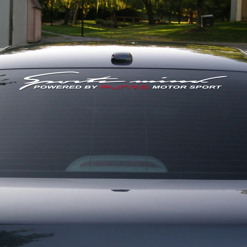 90*12CM Motorsport Car Rear Front Windshield Stickers For Fiat Punto Auto Trim Reflective Vinyl Decoration Decal Car Accessories 
90*12CM Motorsport Car Rear Front Windshield Stickers For Fiat Punto Auto Trim Reflective Vinyl Decoration Decal Car Accessories