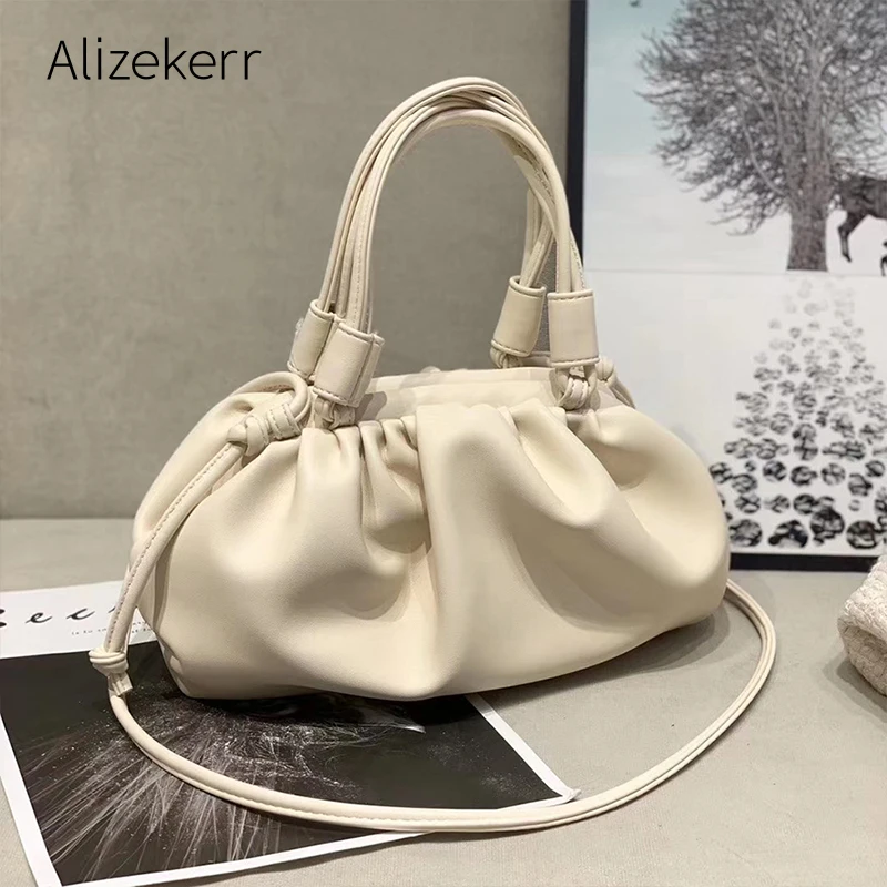 Fold Soft PU Clip Handbag Female 2019 Korean Designer Ruched Hobos Crossbody Purse High Quality Women Fashion Casual Bolso Mujer 
Fold Soft PU Clip Handbag Female 2019 Korean Designer Ruched Hobos Crossbody Purse High Quality Women Fashion Casual Bolso Mujer