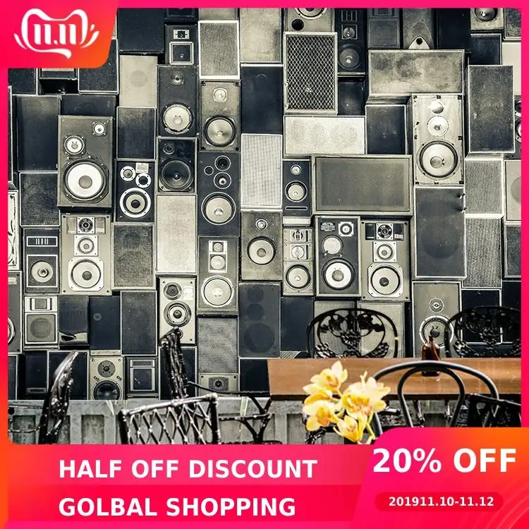 Custom photo wallpaper 3D stereo nostalgia speaker collage large mural bar KTV box Cafe lounge living room wallpaper mural
Custom photo wallpaper 3D stereo nostalgia speaker collage large mural bar KTV box Cafe lounge living room wallpaper mural