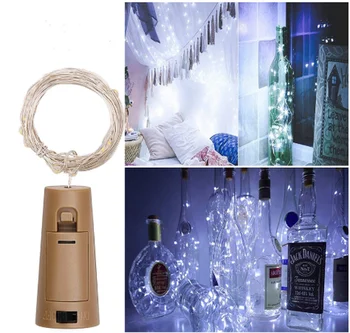 Battery-powered cork wine bottle light 1m/2m 10/20 DIY LED string light bar light birthday party wine bottle stopper light strip
Battery-powered cork wine bottle light 1m/2m 10/20 DIY LED string light bar light birthday party wine bottle stopper light strip