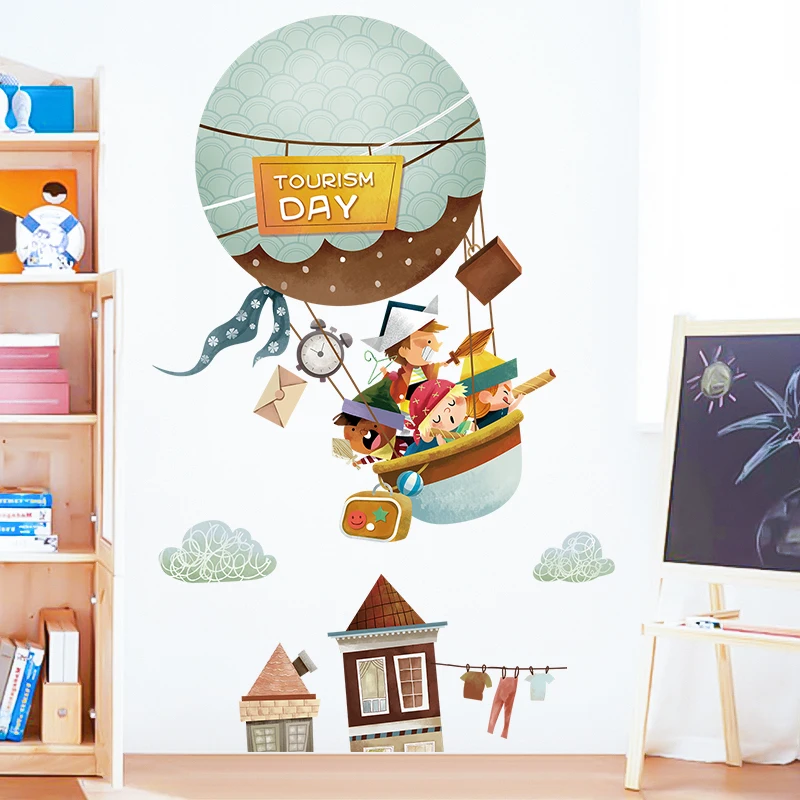 Hot Air Balloon Wall Sticker Baby Bedroom Children's Room Decoration Wallpaper Home Decor Mural Removable
Hot Air Balloon Wall Sticker Baby Bedroom Children's Room Decoration Wallpaper Home Decor Mural Removable