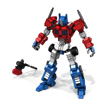 879Pcs/Lot Moc Large-Sized Mecha Robot Model Assembly Small Particle Building Blocks Educational Toy Set DIY Science Remote
879Pcs/Lot Moc Large-Sized Mecha Robot Model Assembly Small Particle Building Blocks Educational Toy Set DIY Science Remote