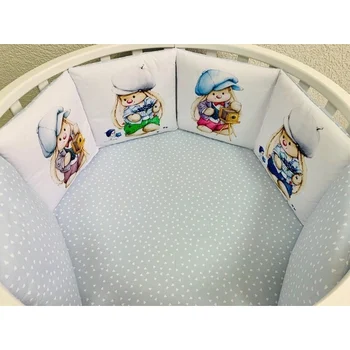 Комплект в круглую/овальную кроватку "Мультяшки" Комплекты в круглую/овальную кроватку
Комплект в круглую/овальную кроватку "Мультяшки" Комплекты в круглую/овальную кроватку
