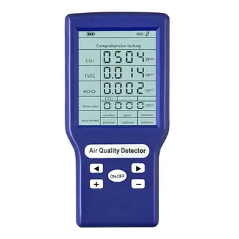Digital CO2 Sensor PPM Meters Mini TVOC HCHO Carbon Dioxide Detector Gas Analyzer Air Quality Monitor Tester
Digital CO2 Sensor PPM Meters Mini TVOC HCHO Carbon Dioxide Detector Gas Analyzer Air Quality Monitor Tester