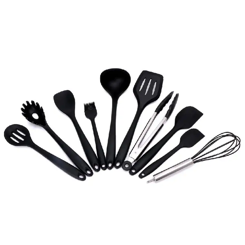 10Pcs Heat Resitant Non-stick Silicone Kitchen Utensils Set Cooking Bakeware Sets Tool for kitchen accessories
10Pcs Heat Resitant Non-stick Silicone Kitchen Utensils Set Cooking Bakeware Sets Tool for kitchen accessories
