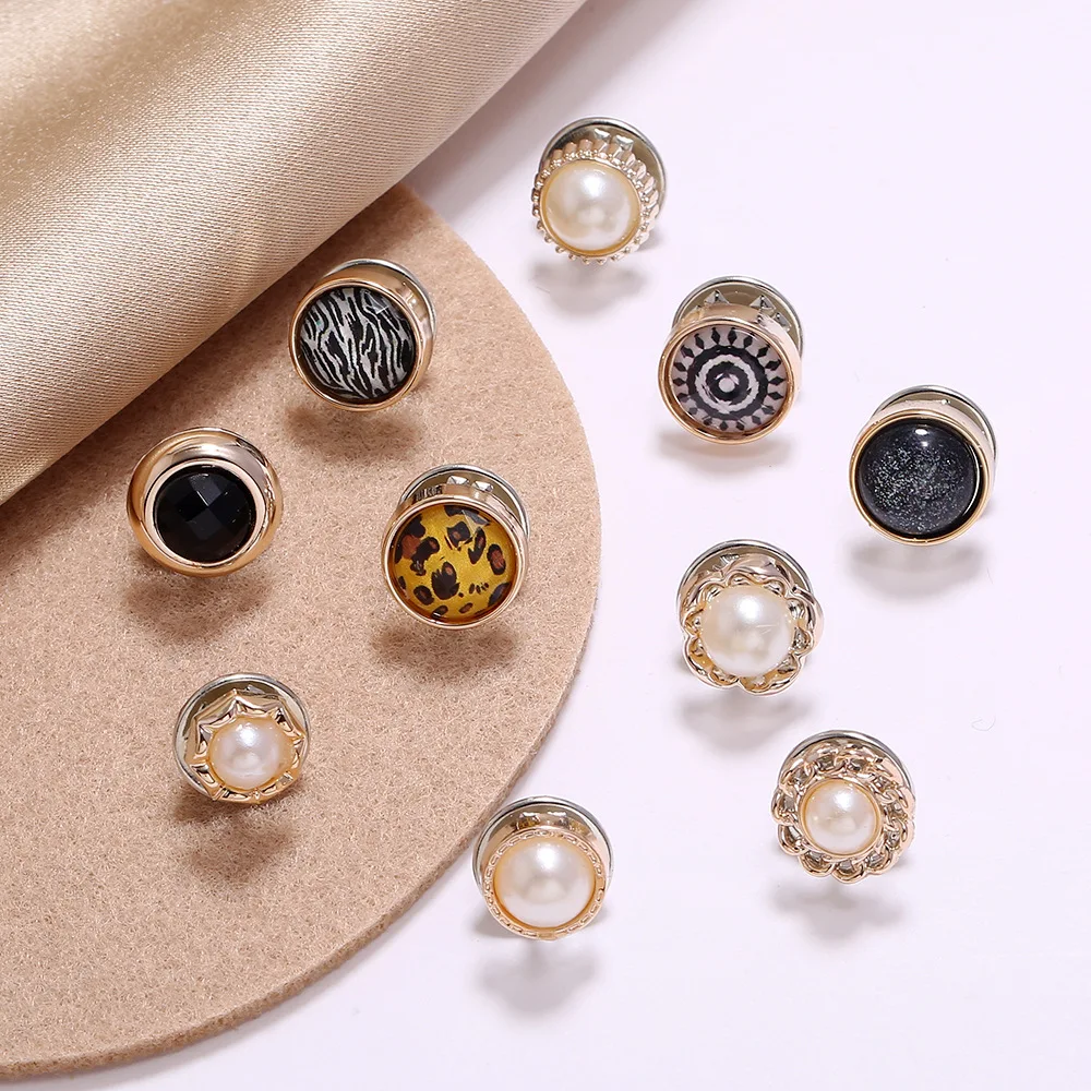 10Pcs Women Brooch Button Pearl Rhinestone Prevent Exposure Shirt Snap Buttons Brooch Pins Badge Cufflinks Button Clothes Decor 5 Mallzona Hb5b6199406844dac8b854419a0e21cfcu 10Pcs Women Brooch Button Pearl Rhinestone Prevent Exposure Shirt Snap Buttons Brooch Pins Badge Cufflinks Button Clothes Decor Mallzona