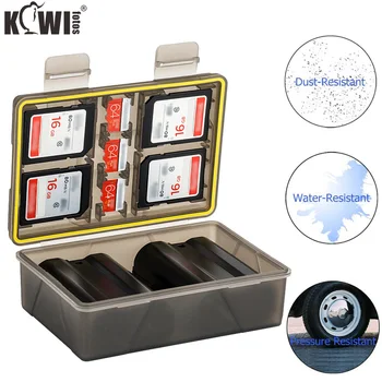 MSD SD XQD Memory Card Case Box with Camera Battery Slots for Canon LP-E6 LP-E6 LP-E8 Sony NP-FW50 Nikon EN-EL14A Fuji NP-W126
MSD SD XQD Memory Card Case Box with Camera Battery Slots for Canon LP-E6 LP-E6 LP-E8 Sony NP-FW50 Nikon EN-EL14A Fuji NP-W126