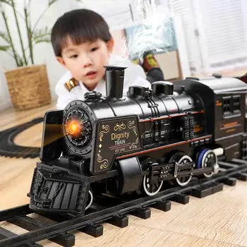 1:43 Scale Die Casting Electric Train Toy Rails Dynamic Steam Train Model Railway Set Profissional Autorama Car Circuit Kids Toy
1:43 Scale Die Casting Electric Train Toy Rails Dynamic Steam Train Model Railway Set Profissional Autorama Car Circuit Kids Toy