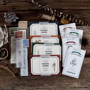 Seasonal Garden Series Memo Pad Message Sticky Notes Decorative Pattern Notepad Note Paper Memo Stationery Office Supplies 
Seasonal Garden Series Memo Pad Message Sticky Notes Decorative Pattern Notepad Note Paper Memo Stationery Office Supplies