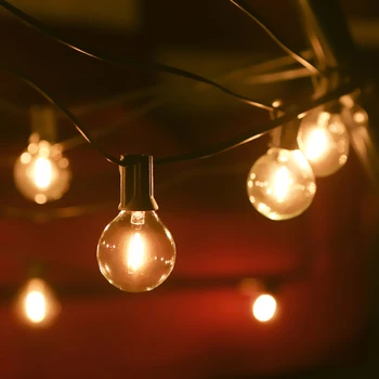 21.33ft Led Wedding String Fairy Light Christmas LED G40 Globe Festoon Bulb Led Fairy String Light Party Holiday Garden Garland
21.33ft Led Wedding String Fairy Light Christmas LED G40 Globe Festoon Bulb Led Fairy String Light Party Holiday Garden Garland