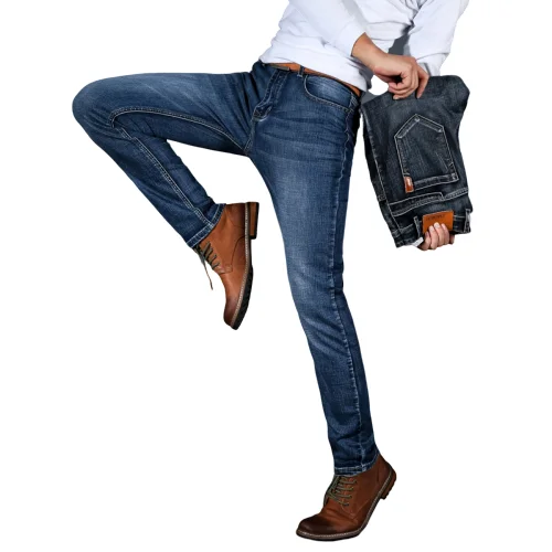 2020 Spring New Men's Jeans Men's Small Feet Slim Casual Korean Trend Long Pants Straight Pants Business Casual Full Length
2020 Spring New Men's Jeans Men's Small Feet Slim Casual Korean Trend Long Pants Straight Pants Business Casual Full Length