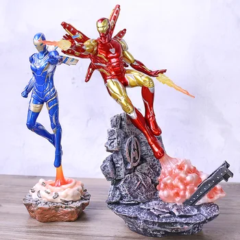 Marvel Avengers Endgame Iron Man MK85 / Ruscue Pepper Potts Statue PVC Figure Model Toy Collection
Marvel Avengers Endgame Iron Man MK85 / Ruscue Pepper Potts Statue PVC Figure Model Toy Collection