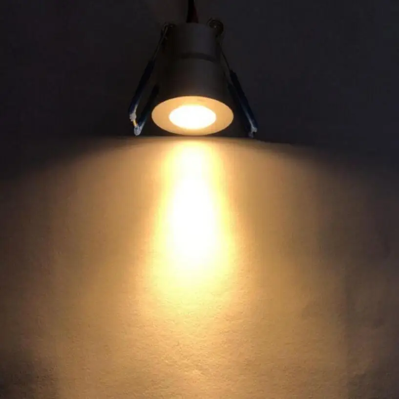 Mini Dimmable Downlight led Cabinet 5W Recessed Spot light Nature Warm white and Silver Shell | Освещение