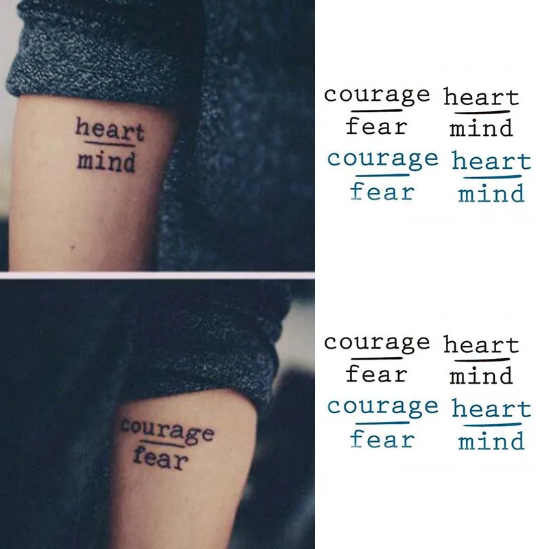 2019 New 2 Pcs Beauty Design Fashion Temporary Tattoo Stickers Body Art Waterproof Pattern Unique English Words Cool And Simple
2019 New 2 Pcs Beauty Design Fashion Temporary Tattoo Stickers Body Art Waterproof Pattern Unique English Words Cool And Simple