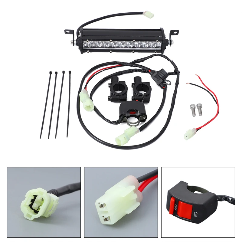Светодиодная фара Plug-N-Play, осветительная балка с комплектом переключателей для HONDA CRF110 Kawasiki KLX110 Yamaha TTR110, мотоциклетный внедорожник
Светодиодная фара Plug-N-Play, осветительная балка с комплектом переключателей для HONDA CRF110 Kawasiki KLX110 Yamaha TTR110, мотоциклетный внедорожник