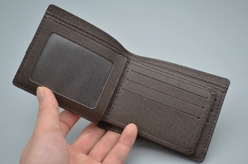 122#Paris plaid style mens wallet Good quality men purse special canvas multiple short small bifold wallet with box 
122#Paris plaid style mens wallet Good quality men purse special canvas multiple short small bifold wallet with box