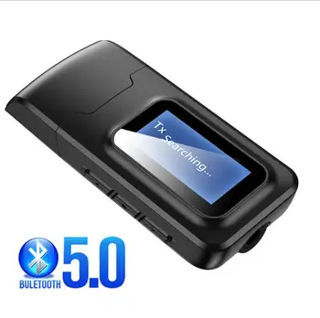 2 In 1 USB Wireless Bluetooth 5.0 Transmitter Receiver Adapter With LCD Display 3.5MM AUX Stereo For PC Car Headphones
2 In 1 USB Wireless Bluetooth 5.0 Transmitter Receiver Adapter With LCD Display 3.5MM AUX Stereo For PC Car Headphones