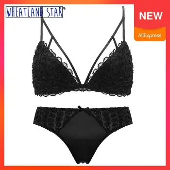 French Style Wireless Bra Underwear Women Set Lingerie Femme Triangle Cup Tow Hook-and-Eye Sexy Intimates Underwear & Sleepwears
French Style Wireless Bra Underwear Women Set Lingerie Femme Triangle Cup Tow Hook-and-Eye Sexy Intimates Underwear & Sleepwears