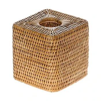 Autumn Rattan Woven Tissue Box, Handmade Paper Box, Storage Box Tissue Box
Autumn Rattan Woven Tissue Box, Handmade Paper Box, Storage Box Tissue Box