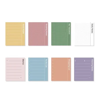 8 Pcs/Lot Mr. Paper Memo Notes for Study Reading Vocation Daily To Do List Shopping Planner Mini Notebook Office School E6138
8 Pcs/Lot Mr. Paper Memo Notes for Study Reading Vocation Daily To Do List Shopping Planner Mini Notebook Office School E6138