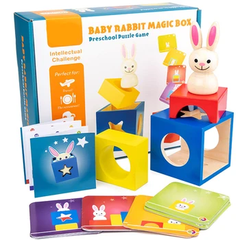 Wooden Rabbit Box Baby's Intelligence Toy Interaction Early Teaching Building Blocks Colorful Toys interaction, intelligence toy
Wooden Rabbit Box Baby's Intelligence Toy Interaction Early Teaching Building Blocks Colorful Toys interaction, intelligence toy