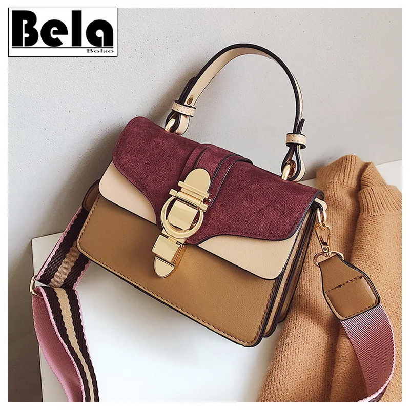 BelaBolso Scrub PU Leather Small Bag Shoulder Bag Women Crossbody Bag Fashion Lock Handbag Panelled Vintage Mini Bag Lady HMB731
BelaBolso Scrub PU Leather Small Bag Shoulder Bag Women Crossbody Bag Fashion Lock Handbag Panelled Vintage Mini Bag Lady HMB731