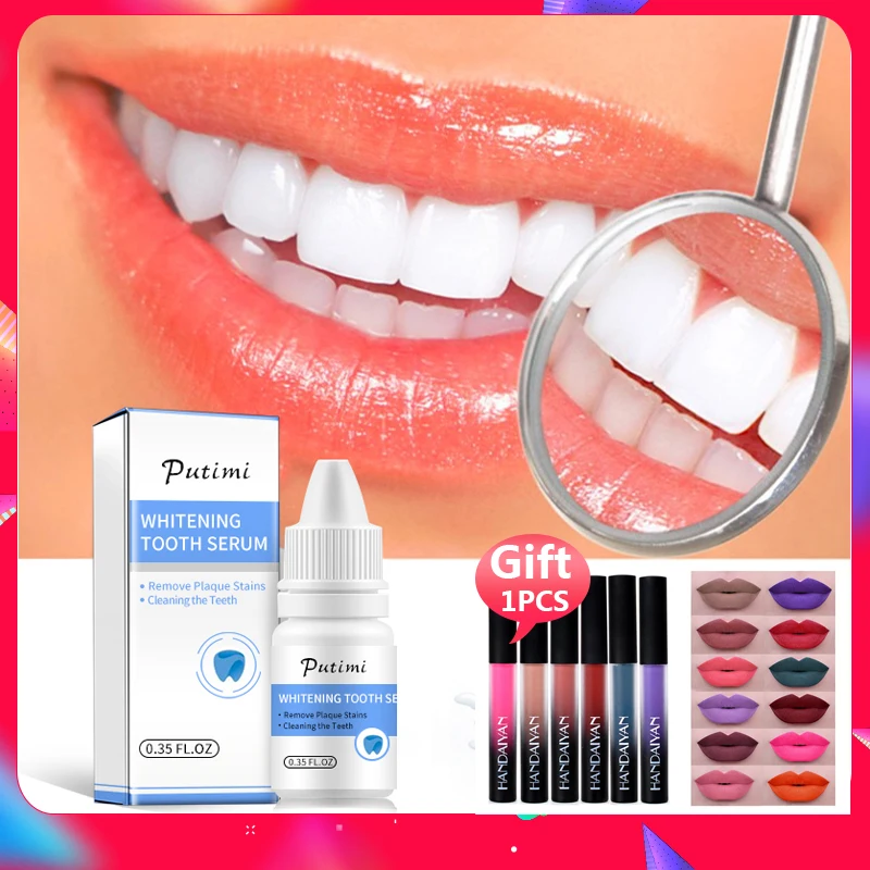 

Teeth Whitening Essence Gel Oral Hygiene Cleaning Serum Effective Removes Plaque Stains Tooth Bleaching Dental Tools Toothpaste