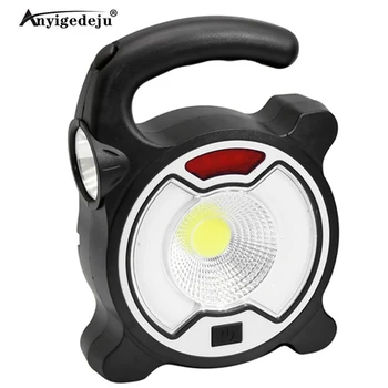 4 Modes portable Flashlight outdoor led cob flood work light lamp 18650 usb rechargeable battery camping lantern LED light lamp 
4 Modes portable Flashlight outdoor led cob flood work light lamp 18650 usb rechargeable battery camping lantern LED light lamp