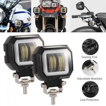 2pcs 40W 8000LM 3 Inch Square Car Work Light Waterproof LED Angel Eyes Spot Light Bar Motorcycle Offroad Boat LED Work Light Set 
2pcs 40W 8000LM 3 Inch Square Car Work Light Waterproof LED Angel Eyes Spot Light Bar Motorcycle Offroad Boat LED Work Light Set