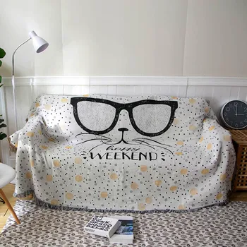 Cotton Knitted Thread Blanket For Bed Sofa Car Living Room Sofa Cover Slipcover With Tassel Decorative Wall Hanging Tapestry
Cotton Knitted Thread Blanket For Bed Sofa Car Living Room Sofa Cover Slipcover With Tassel Decorative Wall Hanging Tapestry