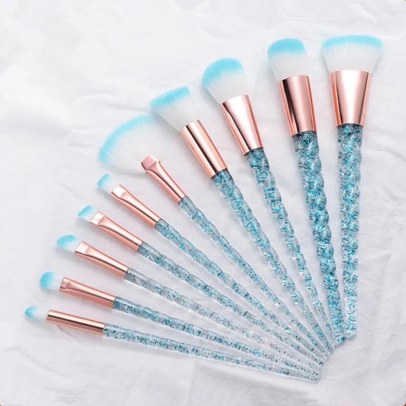 10pcs Unicorn Shape Makeup Brushes Eyeshadow Women Beauty Glitter Make Up Brush Sets Foundation Powder Cosmetic BlushTools
10pcs Unicorn Shape Makeup Brushes Eyeshadow Women Beauty Glitter Make Up Brush Sets Foundation Powder Cosmetic BlushTools
