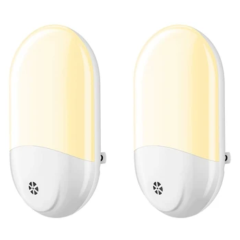 2PCS LED Wall Plug-In Night Light Lamp with Automatic Light Sensor Soft Warm White / Electric Outlet Plug Nightlight for Bathroo
2PCS LED Wall Plug-In Night Light Lamp with Automatic Light Sensor Soft Warm White / Electric Outlet Plug Nightlight for Bathroo