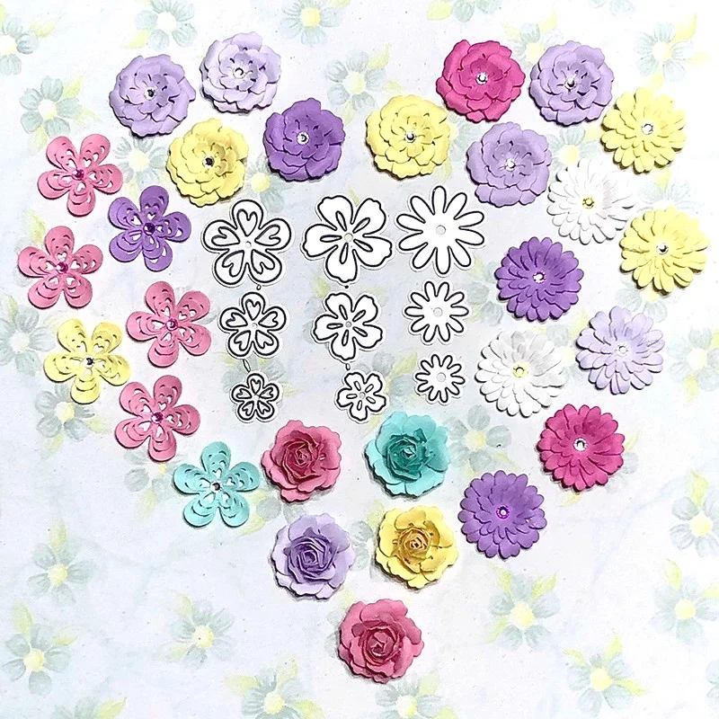 Crazyclown 12pcs Flower Blossoms Metal Cutting Dies Diy Dies Photo Album Cutting Dies Scrapbooking Stencil Die Cuts Card Making
Crazyclown 12pcs Flower Blossoms Metal Cutting Dies Diy Dies Photo Album Cutting Dies Scrapbooking Stencil Die Cuts Card Making