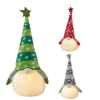 Christmas Decoration Glowing Dwarf Plush Doll Ornaments New Year Decorations 
Christmas Decoration Glowing Dwarf Plush Doll Ornaments New Year Decorations