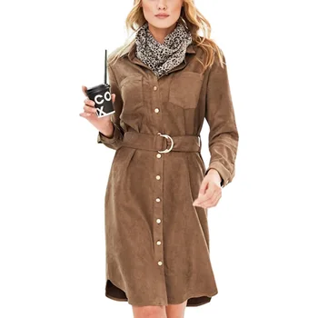 Women's Long-sleeved Breasted Hot Chiffon Holiday Stripped Summer Dresses Ladies 
Women's Long-sleeved Breasted Hot Chiffon Holiday Stripped Summer Dresses Ladies