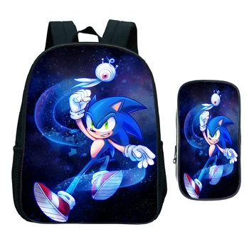 Cool Sonic Print Backpack Children Kindergarten Schoolbag Child Cartoon Bookbag Kids Start School Gift(2pcs Set/Rucksack+Pen Bag
Cool Sonic Print Backpack Children Kindergarten Schoolbag Child Cartoon Bookbag Kids Start School Gift(2pcs Set/Rucksack+Pen Bag