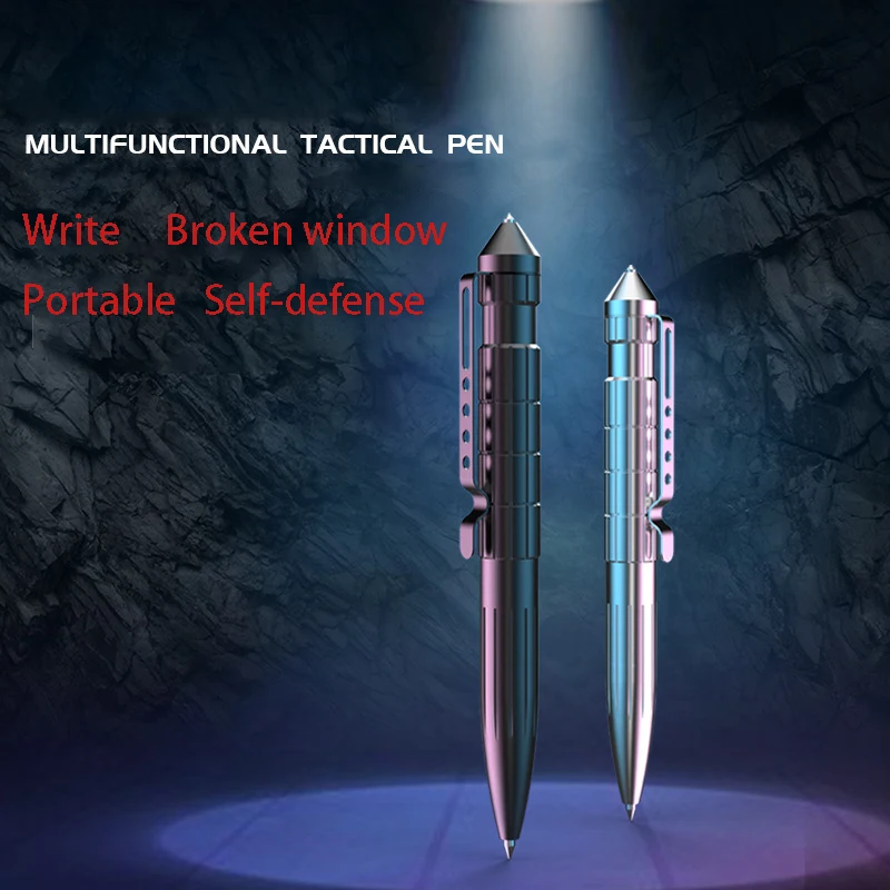 Stainless Steel Multifunctional Tactical Pen EDC Self-defense Broken Window Cone Camping Outdoor Survival Multi-tool
Stainless Steel Multifunctional Tactical Pen EDC Self-defense Broken Window Cone Camping Outdoor Survival Multi-tool