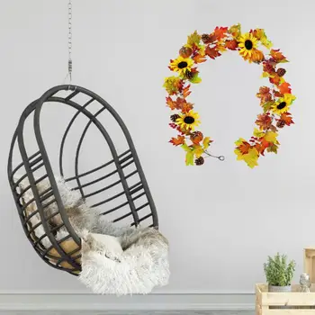 Artificial Fall Garland Maple Leaf Door Hanging Vine Wreath for Home Thanksgiving Fireplace Decoration
Artificial Fall Garland Maple Leaf Door Hanging Vine Wreath for Home Thanksgiving Fireplace Decoration