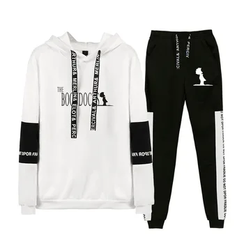 The Boondocks Hoodie Unisex Tracksuit Two Piece Set Long Sleeve Women Men's Hoodies+sweatpants The Boondocks Clothes Print 
The Boondocks Hoodie Unisex Tracksuit Two Piece Set Long Sleeve Women Men's Hoodies+sweatpants The Boondocks Clothes Print