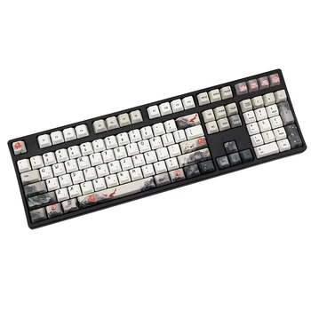 PBT Keycap 108 Keys Goldfish Dye Subbed Mechanical Keyboard Key Cap Set for Cherry Mx Switch Keyboard Keycaps
PBT Keycap 108 Keys Goldfish Dye Subbed Mechanical Keyboard Key Cap Set for Cherry Mx Switch Keyboard Keycaps