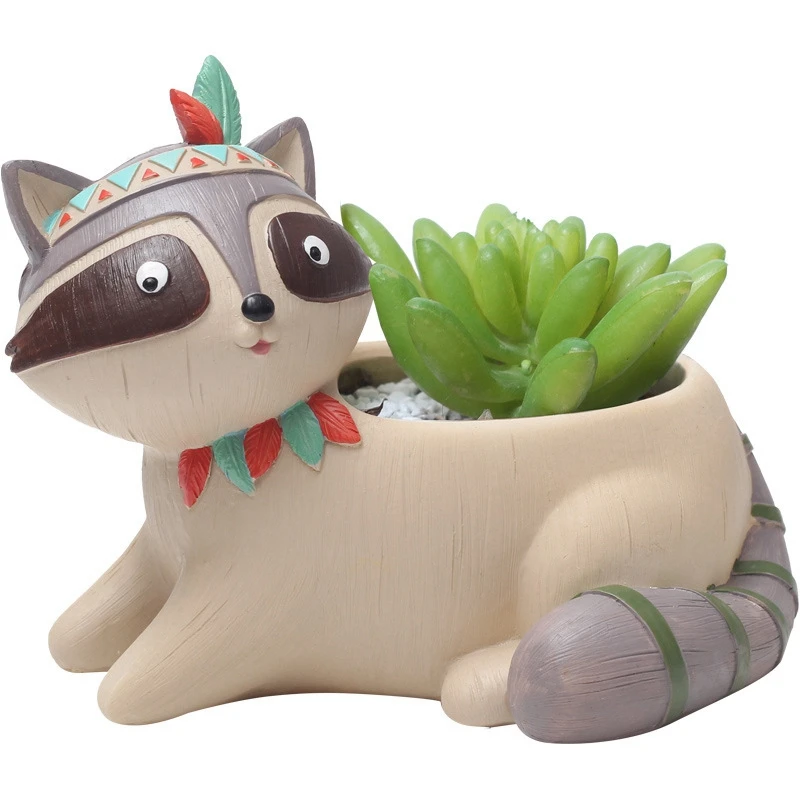 Cute Cartoon Animal Flower Pot Resin Succulent Plant Vase Fox Elephant Deer Bear Rabbit Planter Pot Home Decor Craft Bonsai Pot
Cute Cartoon Animal Flower Pot Resin Succulent Plant Vase Fox Elephant Deer Bear Rabbit Planter Pot Home Decor Craft Bonsai Pot