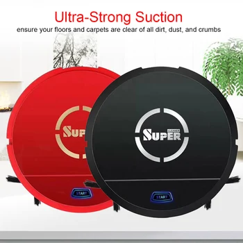 Behogar Robot Household USB Rechargeable Automatic 1800PA Strong Suction Robot Vacuum Cleaner Sweeper for Home Floor Cleaning
Behogar Robot Household USB Rechargeable Automatic 1800PA Strong Suction Robot Vacuum Cleaner Sweeper for Home Floor Cleaning