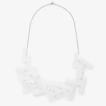 Overlapping White Resin Sheet Geometric Plastic Arts Multilayer Exaggerated Necklace Wholesale
Overlapping White Resin Sheet Geometric Plastic Arts Multilayer Exaggerated Necklace Wholesale