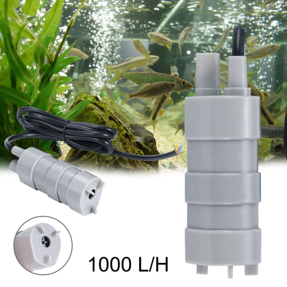DC 12V Submersible Water Pump Camper Motorhome High Flow Whale Pump 1000L/H 5M Diving Pump Brush Water Pump Home Tools
DC 12V Submersible Water Pump Camper Motorhome High Flow Whale Pump 1000L/H 5M Diving Pump Brush Water Pump Home Tools