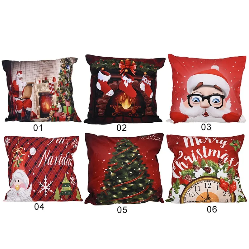 1PCS Christmas Decoration Flannel Cushion Cover Cartoon funny Santa Claus Printing Pillow Case Party Home XMAS Decoration
1PCS Christmas Decoration Flannel Cushion Cover Cartoon funny Santa Claus Printing Pillow Case Party Home XMAS Decoration