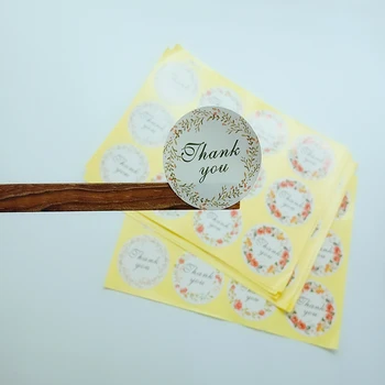 120pcs/lot Flower Round Thank you Sticker Paper Label Baking Gift Sticker Stationery Stickers
120pcs/lot Flower Round Thank you Sticker Paper Label Baking Gift Sticker Stationery Stickers
