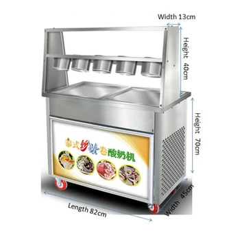 2020 fry ice cream machine Thailand roll fried ice cream machine double pan fried ice cream
2020 fry ice cream machine Thailand roll fried ice cream machine double pan fried ice cream