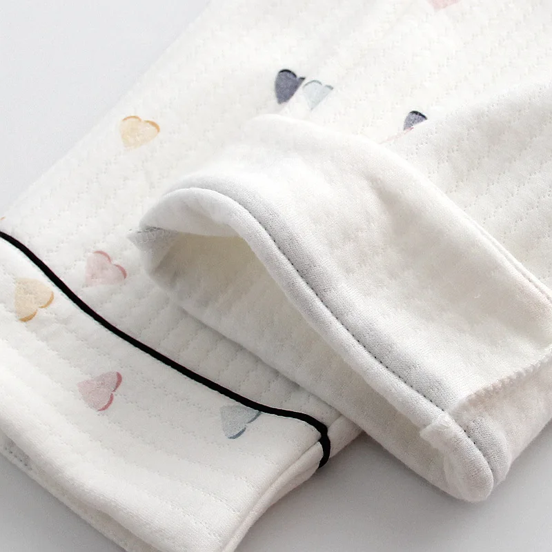 Japanese ladies pajamas set 2026 new autumn and winter air cotton layer thickening long-sleeved cute home clothes pure cotton Hb5c595dfb1d64198997dba3da20323abO