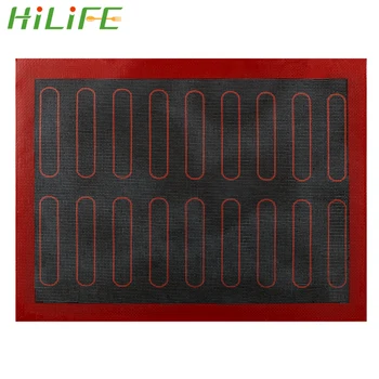 HILIFE Non Stick Baking Mat 40*30cm Silicone Mat Oven Sheet Liner for Macaron Cookie Bread Puff Perforated Pad Pastry Tool
HILIFE Non Stick Baking Mat 40*30cm Silicone Mat Oven Sheet Liner for Macaron Cookie Bread Puff Perforated Pad Pastry Tool